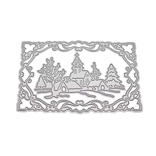 Weihnachten Winter Metall Stanzformen Schablone Scrapbooking Album Stempel Papier C von Adrosstoller