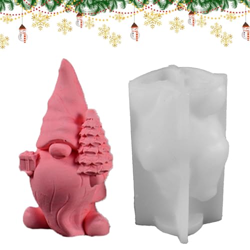 Adsfvs Zwergenformen, Zwergen-Silikonform | Zwergförmige Gießform aus Kunstharz - Flexible Heimdekorationsform, Gnome-Skulpturenform für Ostern, Thanksgiving, Weihnachten von Adsfvs