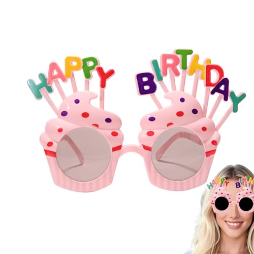 Afurl Happy Birthday-Sonnenbrillen für Kinder,Happy Birthday-Brillen - Geburtstags-Foto-Requisiten, Sonnenbrillen - Lustige Gläser, Geburtstagsparty-Gläser für Kinder und Erwachsene von Afurl