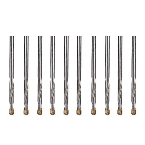 10 Stück Drehbohrer, 4,2 mm Straight Shank Wolframstahl -Twist Bohrbits für Holzmetall -Elektrowerkzeuge runden Schaft -Twist -Bohrer zum Bohren in Hartmetall -Edelstahlguss von Agatige