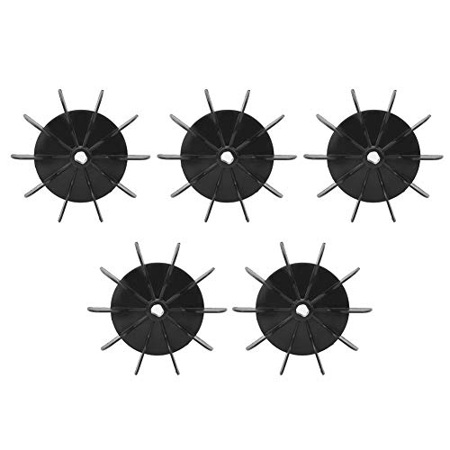 5-teiliges Luftkompressor-Laufrad, Richtungsanschluss-Lüfterblatt 13 mm 10-Blatt-Laufrad Luftkompressor-Motor-Lüfterzubehör von Agatige