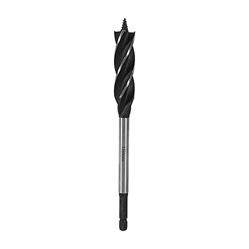 High Carbon Steel 4 Cutters Wood Fast Cut Auger Drill Bit Carpenter Tool 165mm von Agatige