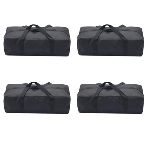 Tragbare Werkzeugtasche Leer 45 x 17 x 24 cm Große Leinwand Wasserdicht Tool Bag mit Griff,multifunktional Oxford-Gewebe für Schraubendreher, Zangen und andere Werkzeuge 4pcs von Agrdeed