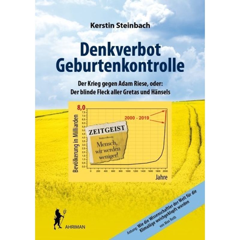 Denkverbot Geburtenkontrolle - Kerstin Steinbach, Gebunden von Ahriman-Verlag