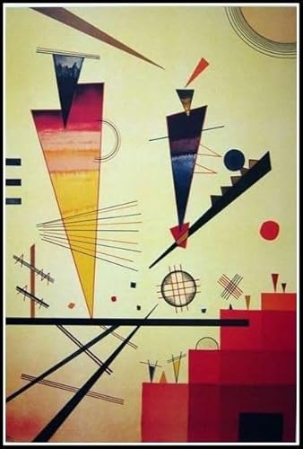 Merry Structure Painting by Wassily Kandinsky Diamond Painting Kits for Adults Diamond Art 5D Paint with Diamonds,DIY Painting Kit Paint by Number Birthday Gifts von AiEiIiOiUi