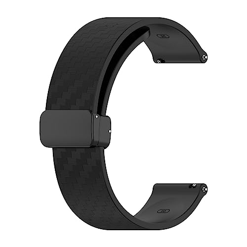 Aibyks 22mm magnetisches Uhrenarmband | 22 mm wasserdichte magnetische Silikon-Uhrenarmbänder,Atmungsaktives, weiches Silikonarmband, Magnetverschluss, Silikon-Sport-Armband, Armband für Damen von Aibyks