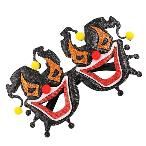 Aibyks Lustige Halloween-Brillen,Halloween-Kostümbrillen,Halloween- -Stimmungsgläser - Erwachsene -Stimmungsbrille, kreatives Clown-Design für Kinder, Cosplay von Aibyks