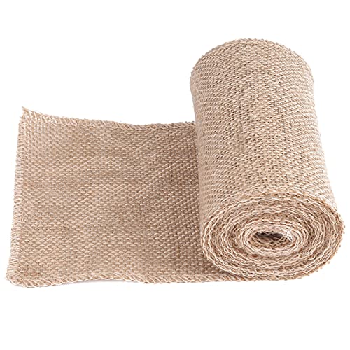 Ailgely 3 Arten Sackleinenrolle, Dekorativer Jute-Sackleinenstoff Zur Herstellung von Weihnachtsfeier-Ornamenten, 5 cm Breite (Breite 15 cm, Länge 3 Meter) von Ailgely