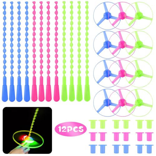 Ainiv 12 Stück Propeller Leuchtspielzeug (zufällige Farbe) von Ainiv