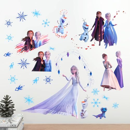 Ice Snow wandtattoo Kinderzimmer, Babyzimmer Wandaufkleber, Prinzessin Wandsticker, Kinderzimmer Deko für Mädchen & Jungen, Wandtattoos für Schlafzimmer & Kinderzimmer deko, 3D Wall Sticker von Ainvliya