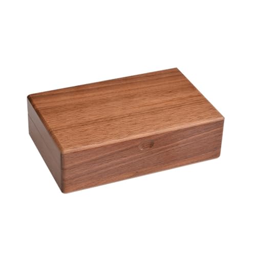 Schmuckschatulle aus Massivholz Aufbewahrungsbox für Halsketten und Armbänder Holzbox von Aioneer