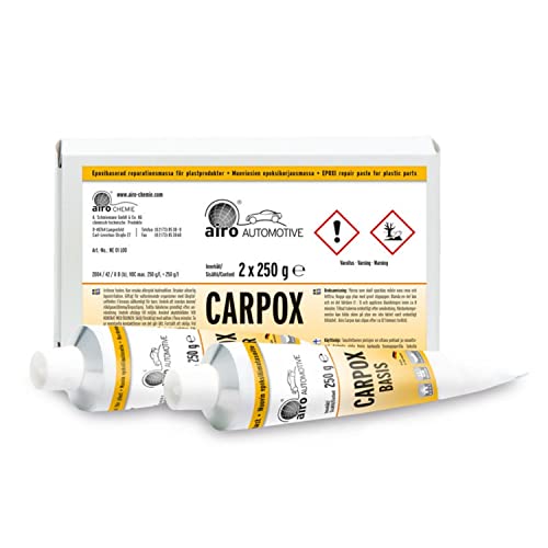 Carpox 500g Epoxidharz Spachtel Reparaturmasse für Kunststoffteile 250g Basis + 250g Härter Ausbesserung an Autokarosserie Boot Wohnwagen Board Kanu von Airo