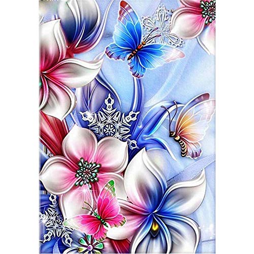 Aiuorty 5D Diamond Painting Blume Diamond Painting Erwachsene - Diamant Painting Bilder DIY Diamantmalerei Wand Dekor Handwerk Diamantstickerei (L, 40 * 30 CM) von Aiuorty