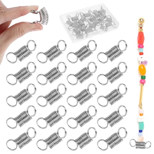 20 Stück Perlen Stopper Set Perlenstopper Klemme Perlenklemmen Verhindern Dass Perlen Herunterfallen für Schmuckherstellung Schmuck Diy Armbänder Halsketten von Aiyorse