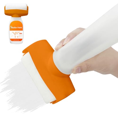 Aizuoni Wandreparatur-rollbürste Mit Wandreparaturpaste, Wandfarbe Roller, Wandroller-Pinsel-Reparatur, Roll-Wand-Flickenpinsel, 2-in-1 Tragbare Wandflickenbürste, Integriertes Design von Aizuoni