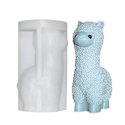 Alpaca Silicone Mold | Little Alpacas Soap Mold for Soap Making | Non-Stick Cake Decorating Fondant Mold, Llama Shaped Epoxy Resin Silicone Mold for Aesthetic Home Decor von Aizuoni