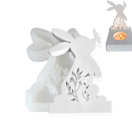 Osterhase Silikonform, Hasenform Silikon,3D Hase Schmetterling Harz Kerzenform - Hase Silikon Giessform Für Kerzen Handwerk - -Geschenke von Aizuoni