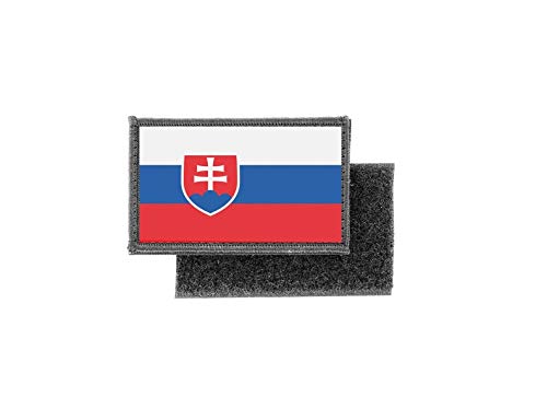 Akachafactory Aufnäher Patch aufbügler gedruckt Flagge Fahne slowakei slowakische von Akachafactory