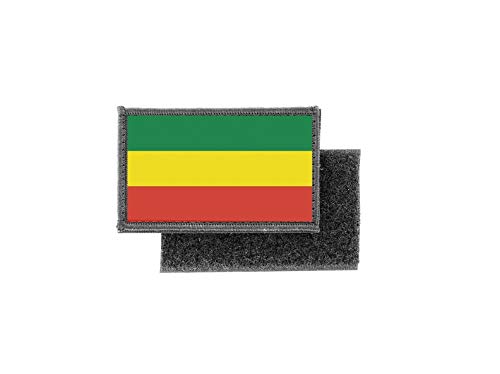 Akachafactory Aufnäher patch aufbügler gedruckt Flagge Fahne rasta athiopien von Akachafactory