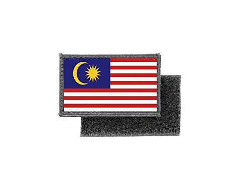 Aufnäher patch aufbügler gedruckt flagge fahne malaysia von Akachafactory