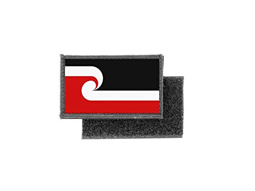 Aufnäher patch aufbügler gedruckt flagge fahne maori von Akachafactory