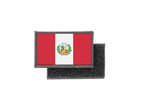 Aufnäher patch aufbügler gedruckt flagge fahne peru von Akachafactory