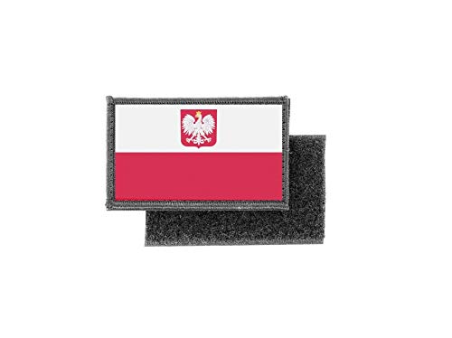 Aufnäher patch aufbügler gedruckt flagge fahne polen adler von Akachafactory