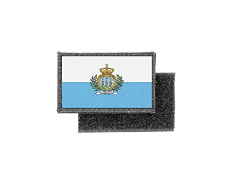 Aufnäher patch aufbügler gedruckt flagge fahne san marino von Akachafactory