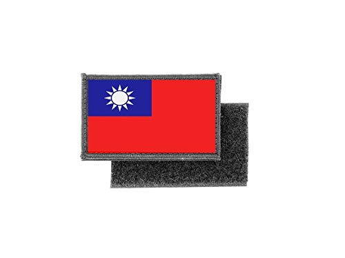 Aufnäher patch aufbügler gedruckt flagge fahne taiwan von Akachafactory