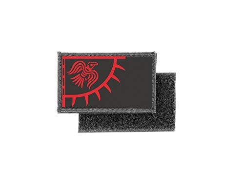 Aufnäher patch aufbügler gedruckt flagge fahne wikinger raven odin odinic r1 von Akachafactory