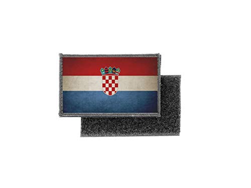 Aufnäher patch aufbügler vintage gedruckt flagge fahne kroatien von Akachafactory