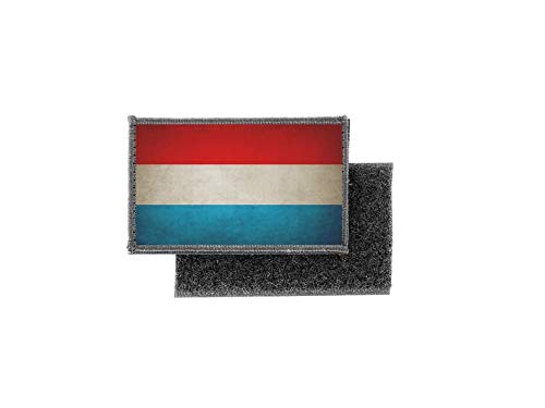 Aufnäher patch aufbügler vintage gedruckt flagge fahne luxemburg von Akachafactory