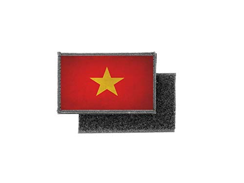 Aufnäher patch aufbügler vintage gedruckt flagge fahne vietnam von Akachafactory