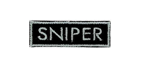 Bestickter Badge Sniper, für Rucksäcke etc., zum Aufbügeln von Akachafactory