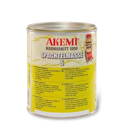 AKEMI Marmorkitt 1000 S, weiß, 1000 ml von Akemi