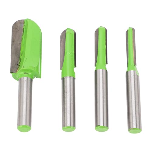 4PCS Box Bits Tiefe Runde Nase 8mm Schaft Router Bit CNC Holzbearbeitung Schnitzen Fräsen, Multifunktionale Zubehör Für Den Heimgebrauch von Akozon