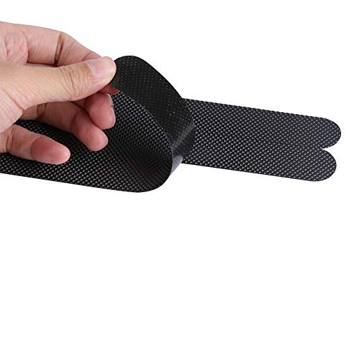 Akozon Badezimmer-Anti-Rutsch-Klebeband, Sicherheit, kein S-Streifen, Selbstklebender Aufkleber für Badewanne, Keramikboden, Schwarz, Professionelles Zubehör für den Einsatz (BLACK) von Akozon