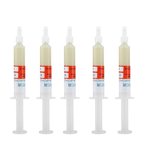 Akozon Diamantschleifpaste 5 Stck/set Diamantschleifen Polieren Paste Läppen Compound Körnung W0.5-W40 320~10000(W0.5#10000) von Akozon