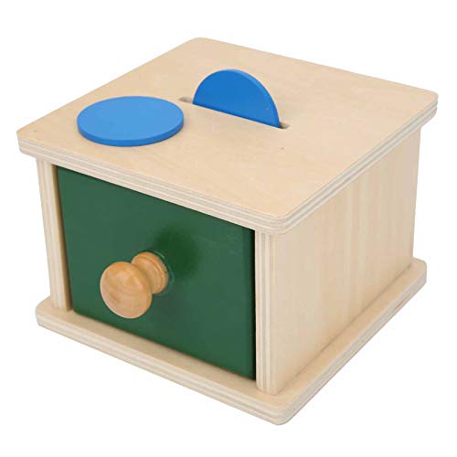 Akozon Imbucare Box, Bunte Baby-Holzballbox, aus Holz für (Waffeln und Schachteln) von Akozon