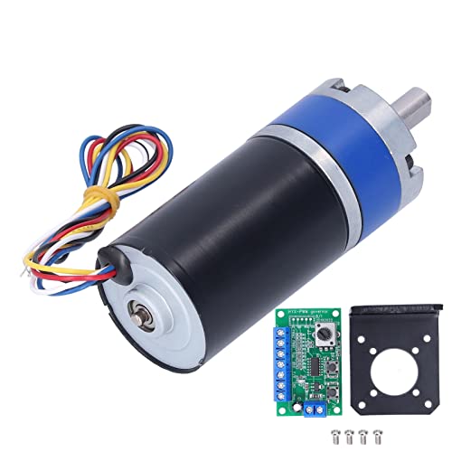 DC24V-Getriebemotor, Bürstenlos, Drehzahlreduzierung, Spulenmotoren aus Reinem Kupfer mit Controller, CM36-3650430 U/min, Professionelles Zubehör (1200RPM) von Akozon