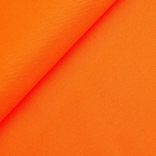 Gabartex Öko-Tex® - 35% Baumwolle / 65% Polyester - Stoff Meterware - Berufsköper - Unifarben (neonorange EN20471) von Aktivstoffe