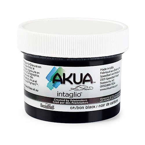 Akua Intaglio Ink 2 Oz Carbon Black by AKUA von Akua