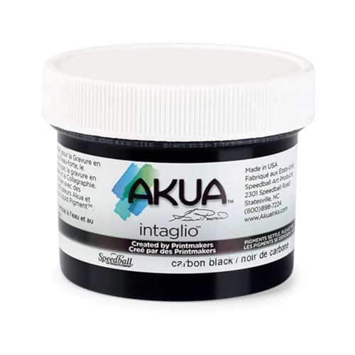 Akua Intaglio Ink 2 Oz Carbon Black by AKUA von Akua