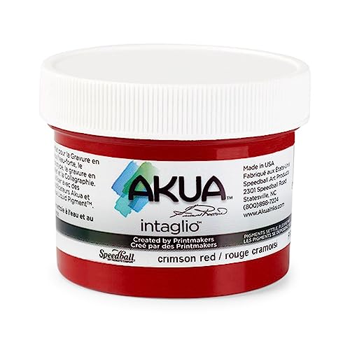 Akua Intaglio Tinte auf Wasserbasis, 57 ml, Purpurrot von Akua