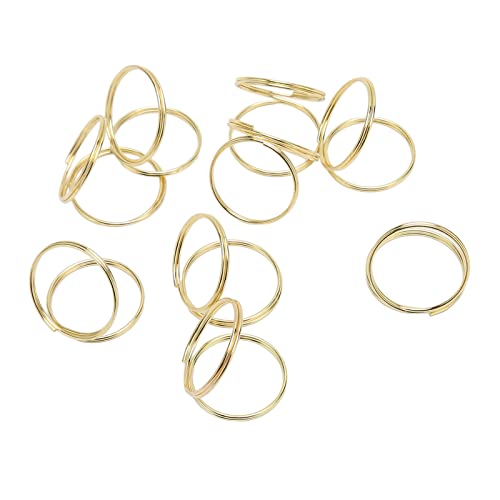 Aladeno 50 Stück Tischnummernhalter, Tischkartenhalter, runde Tischnummernständer, niedlicher Bilderhalter für Hochzeit, Party, Restaurant, Zuhause, Foto, Bild, Büro, Memo (Gold) von Aladeno