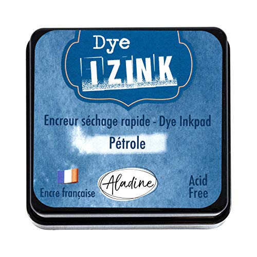 Aladine 19271 Izink Dye Stempelkissen Petrol von Aladine