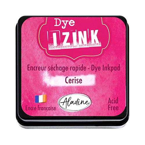 Aladine Izink Dye 19257 Stempelkissen, Kirschrot von Aladine