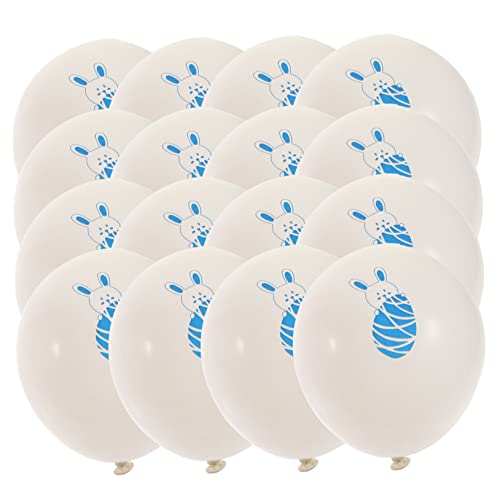 100St Hasenballon Heliumtanks für Ballons Ballondekoration Blase kindergeburtstags dekoration ostern luftballons balons Ballons zum Thema Ostern Zubehör für die Osterparty Sky-blue Alasum von Alasum