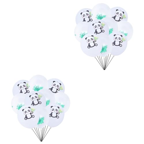 20 Stk Latexballons Konfetti-Luftballons Partyballons Panda Luftballons für die Inneneinrichtung Heliumballon bedruckte Luftballons für Partys Luftballons für Geburtstagsfeiern Alasum von Alasum