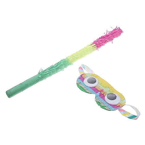 2st Piñata Geburtstag Spielzeug Partygeschenk Geburtstag Jubiläum Dekorationen Süßigkeiten-sticks Für Die Party Pinata-fledermausstock Pinata-sticks Für Die Party Colorful Papier Alasum von Alasum